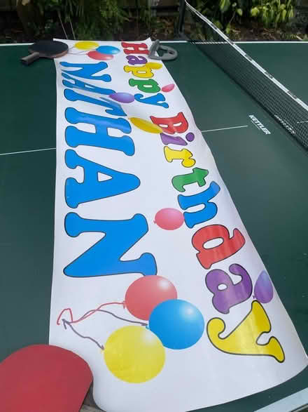 Photo of free Birthday banner (Hersham KT12) #1