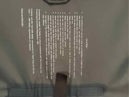 Photo of free Travel crib (Aldrington BN3) #2