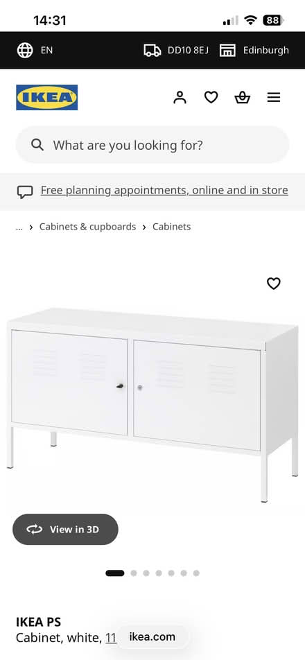 Photo of free Red metal cabinet (Currie EH14) #1