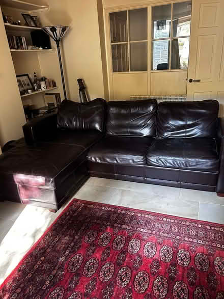 Photo of free Leather Corner Sofabed (Bathwick BA2) #1