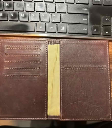 Photo of free Brown Leather Passport Wallet (Tricia Meadows Mt Laurel) #2