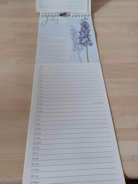 Photo of free 2026 calendar (Belper Town centre) #2