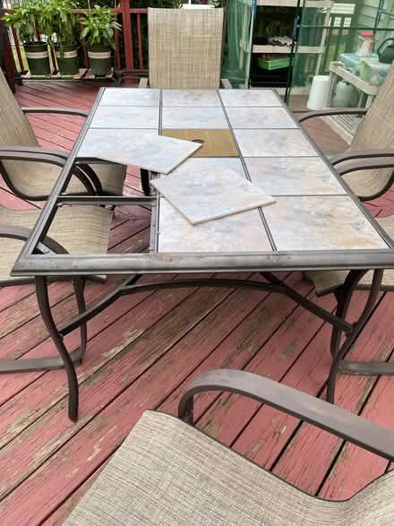 Photo of free Outdoor dining table and chairs (Hatfield Pa) #3