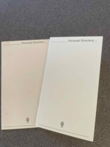Photo of free Collins personal directory x2 (Chessington KT9) #1