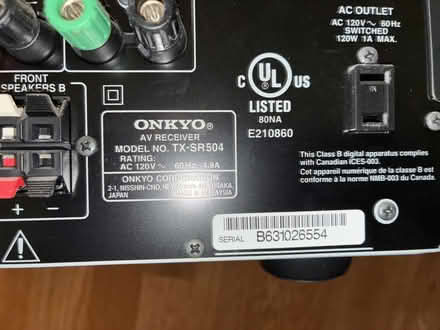 Photo of free Sound System Items (Union springs, NY) #2