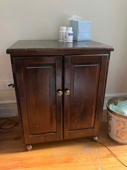 Photo of free Rolling bedside table (Edgewater) #2