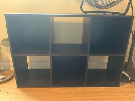 Photo of free Black cube shelf (Edgewater) #1