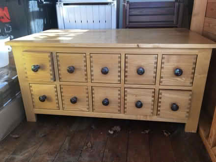 Photo of free Wood coffee table/storage chest (Cold Norton CM3) #1