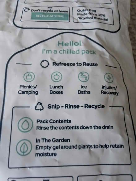 Photo of free Multiuse reusable gel packs (Bromley BR2) #1