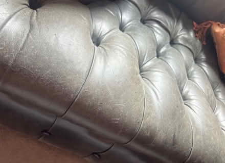 Photo of free Chesterfield Style Faux leather sfa (Borough) #3