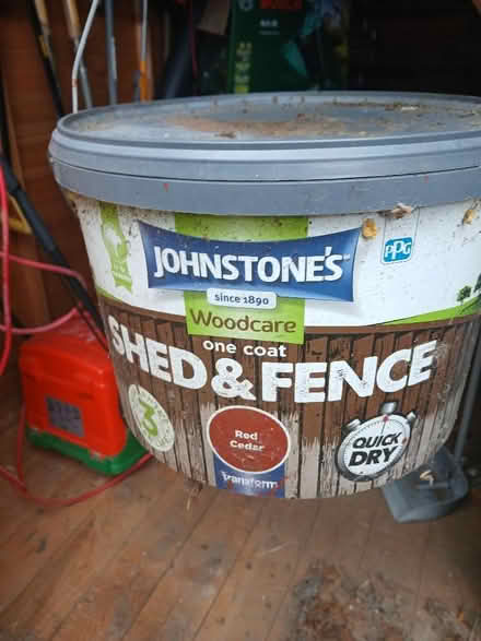 Photo of free Shed/Fence paint (Mexborough S64) #1
