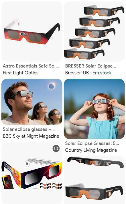 Photo of Solar eclipse glasses (SW8 London) #1