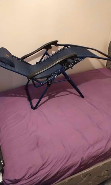 Photo of free Navy sun lounger (Spondon derby DE21) #2