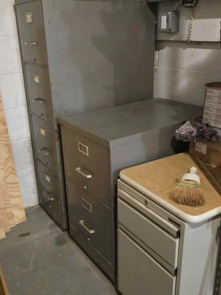 Photo of free file cabinets, metal, 4 files (Hy 55 & Hy 100, Golden Valley) #1