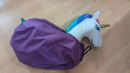 Photo of free 2 inflatable ride-on unicorns (North Cambridge) #1