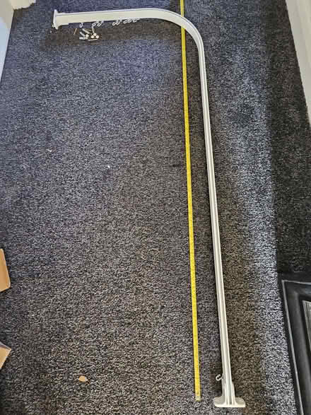 Photo of free Corner Shower Curtain Rail c/w fittings 1350X600mm (Portslade Village BN41) #1