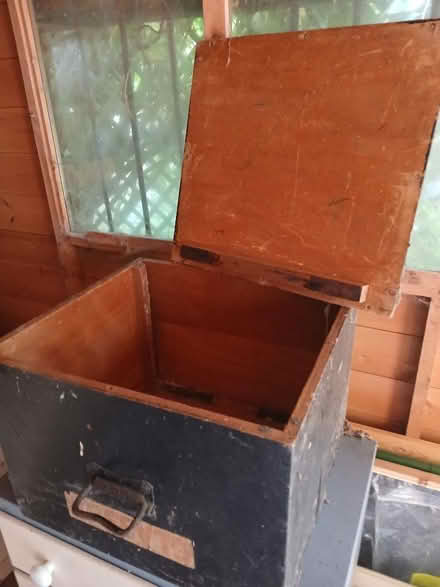 Photo of free Sturdy Wooden Box (Mexborough S64) #1