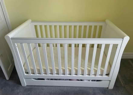 Photo of free MotherCare Sleigh Cot Bed (BD10) #1