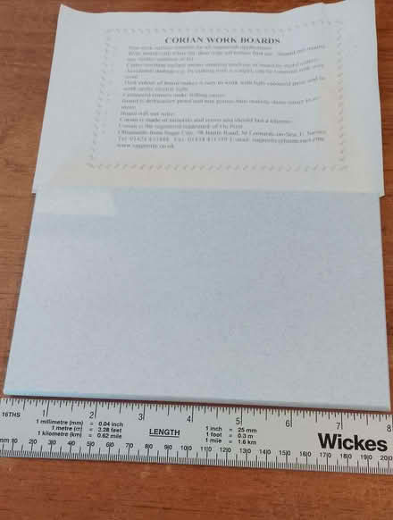 Photo of free Corian Sugarcraft Work Board (Ramsgate CT11) #2