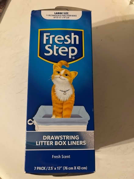Photo of free unopened box of litter box liners (west san jose) #1