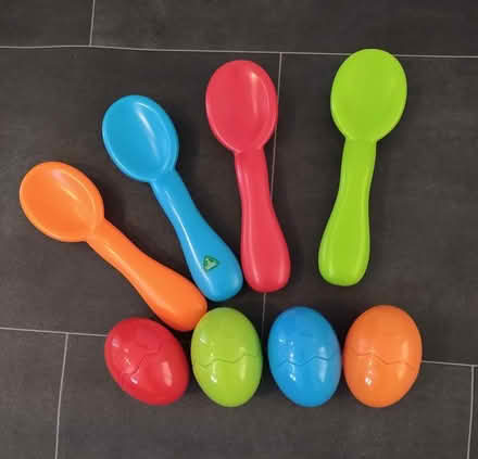 Photo of free Egg and spoon set (Maidstone Oakwood area) #1