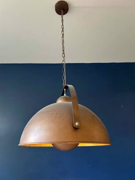 Photo of free Large metal pendant light (Hither Green SE13) #2