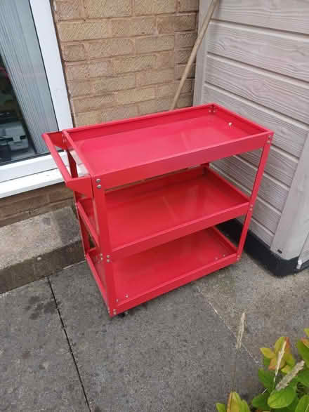 Photo of free Red Metal Cart with Wheels (Parson Cross S5) #1