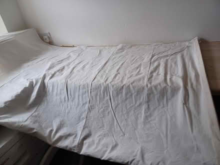 Photo of free IKEA white cotton roman blind (Belper Town centre) #2