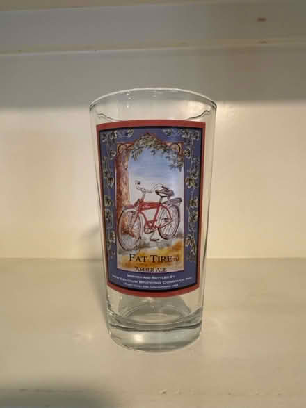 Photo of free Fat Tire cider beer glass (75093) #1