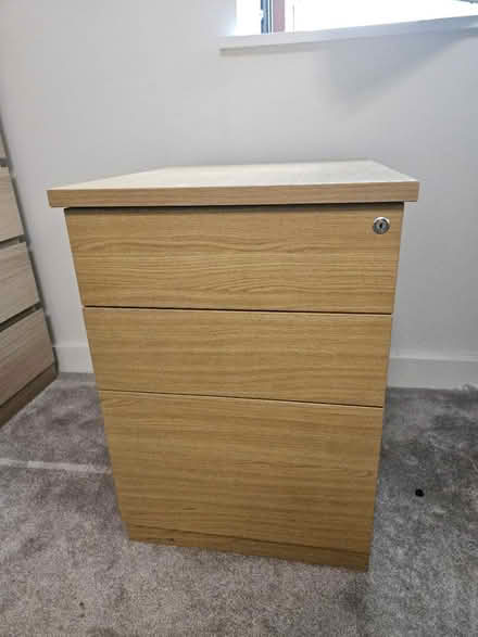 Photo of free Wooden filing cabinet (Salford M3) #1