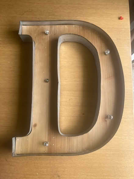 Photo of free Large letter D (Hamsterley Colliery NE17) #1