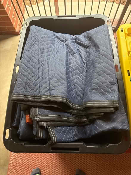 Photo of free Moving blankets, bins, and bands (Near Chautauqua) #1