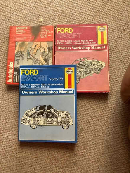 Photo of free Three Haynes books for ford escort owners (Rothley LE7) #1