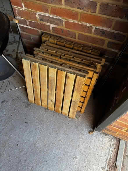 Photo of free Wooden tiles for garden/patio (Windsor SL4) #1