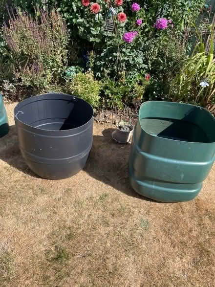 Photo of free half barrel planters (Eversley RG40) #1