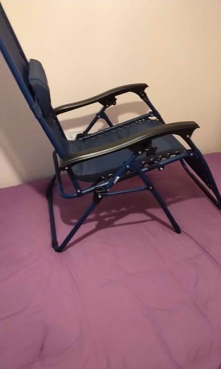 Photo of free Navy sun lounger (Spondon derby DE21) #3