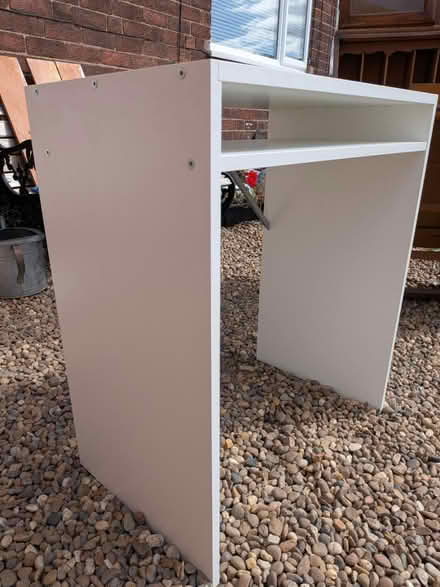 Photo of free Small white IKEA desk (Ilkeston DE7) #3