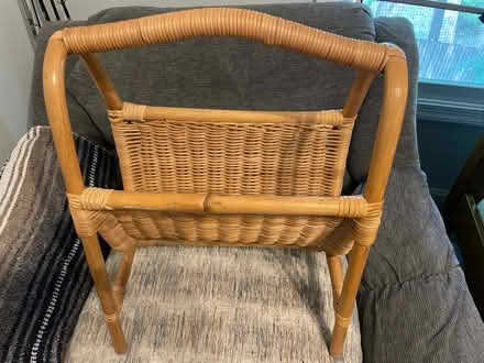 Photo of free Wicker Magazine/Book Caddy (Vienna) #1