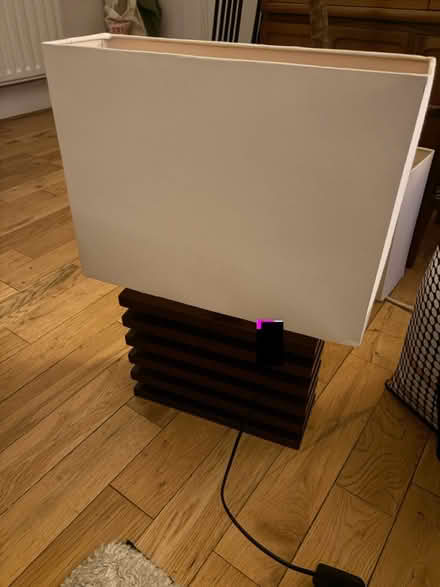 Photo of free 2x wooden bedside lamps (Dennistoun G31) #1