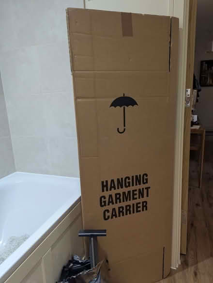Photo of free Hanging gament carrier, wardrobe box (Battersea SW11) #1