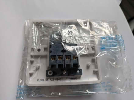Photo of free New 2 gang light switch (Higher Hurdsfield SK10) #2