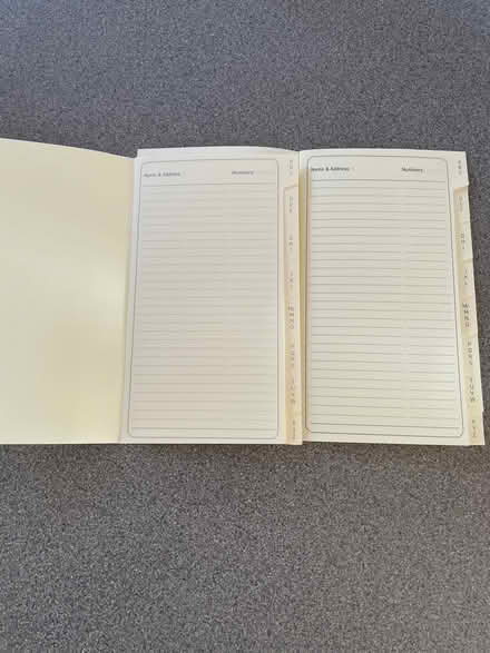 Photo of free Collins personal directory x2 (Chessington KT9) #2