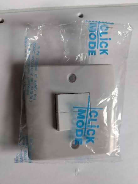 Photo of free New 2 gang light switch (Higher Hurdsfield SK10) #1