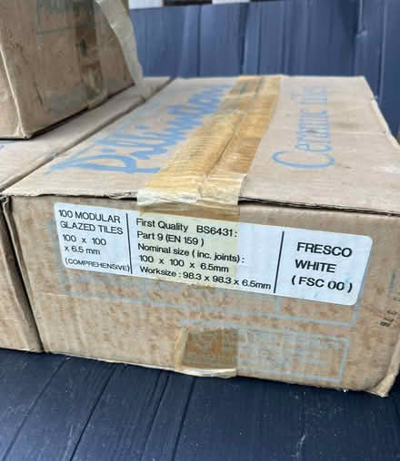 Photo of free 5 boxes (5 m2) of New Tiles (Worthing BN12) #3