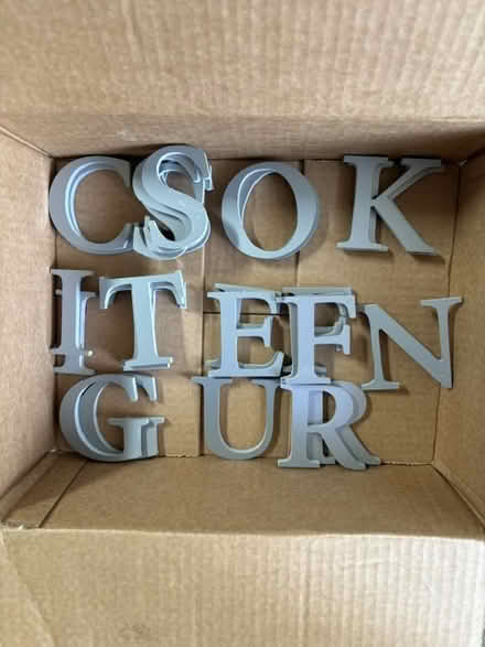 Photo of free Grey 3 dimentional letters (Terra Linda, near Safeway) #2