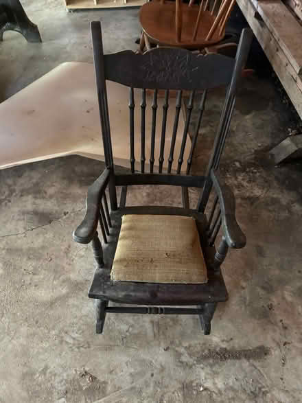 Photo of free Antique child’s rocking chair (Hallwood Dr Surry) #1