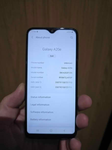Photo of free Galaxy A20e Android smartphone (Woolwich SE18) #1