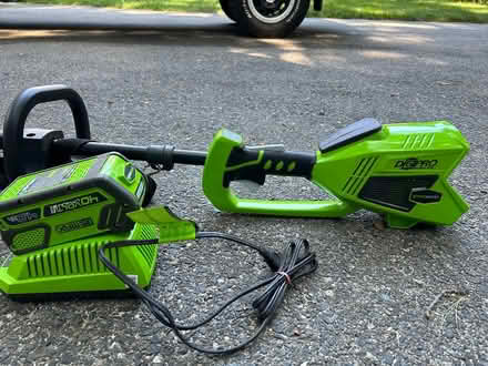 Photo of free Greenworks 14’ string trimmer (Groton Ma.) #1
