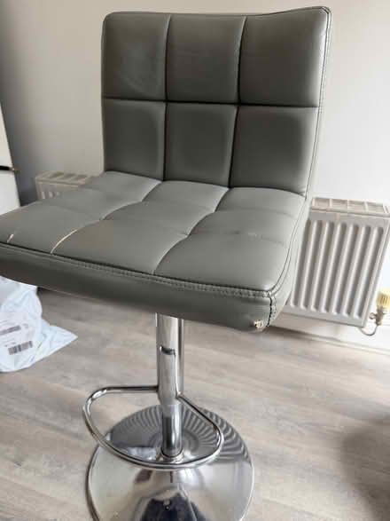 Photo of free Grey bar stool (Merry Hill WD23) #2