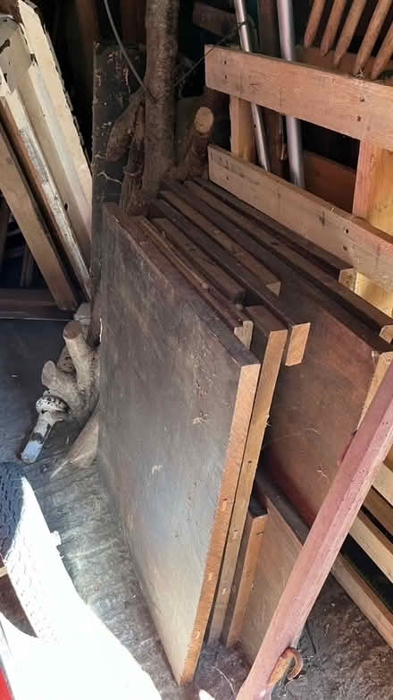 Photo of free Old hardwood worktop pieces (Devizes SN10) #1